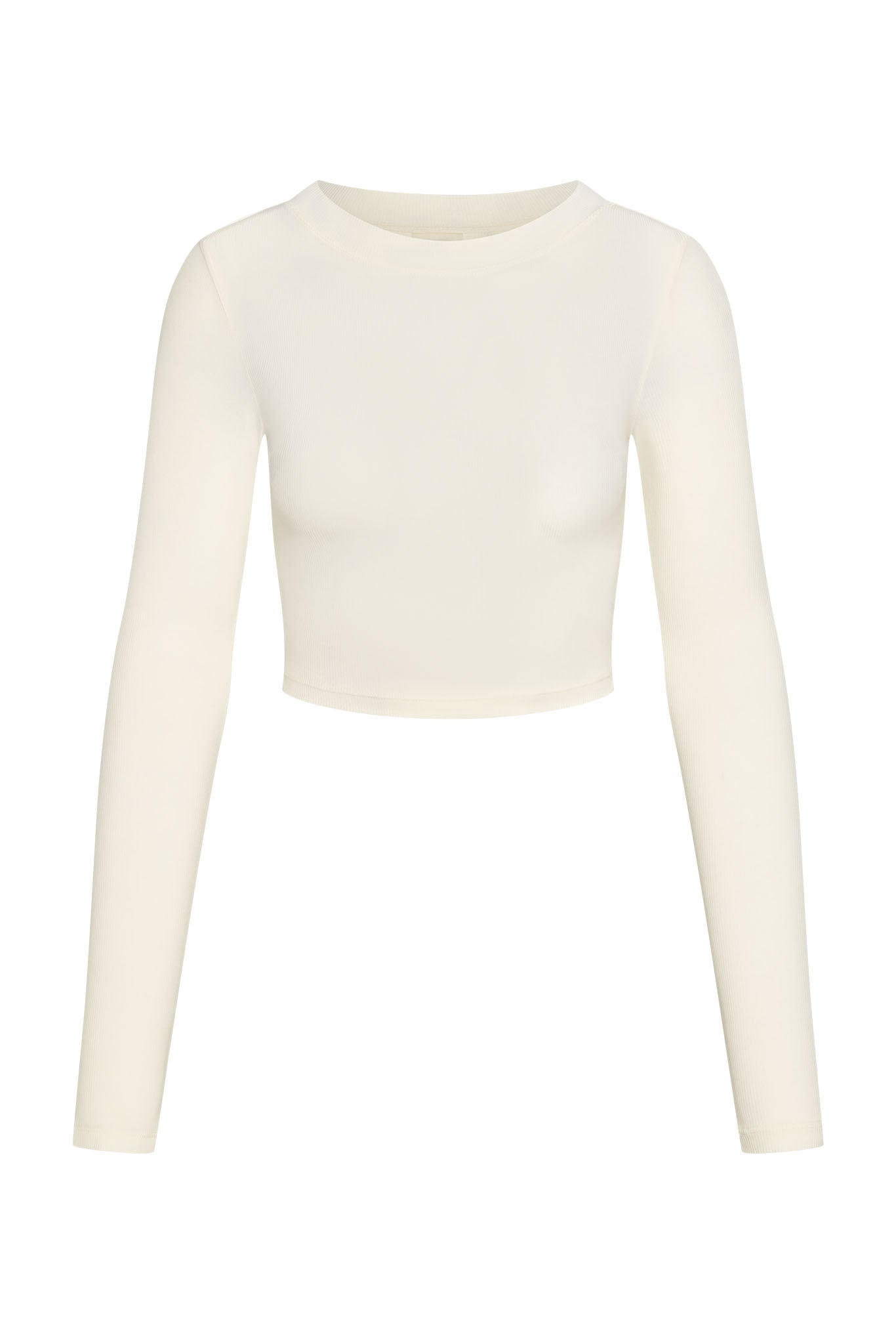 Hayworth Long Sleeve   Ivory Lightweight Rib