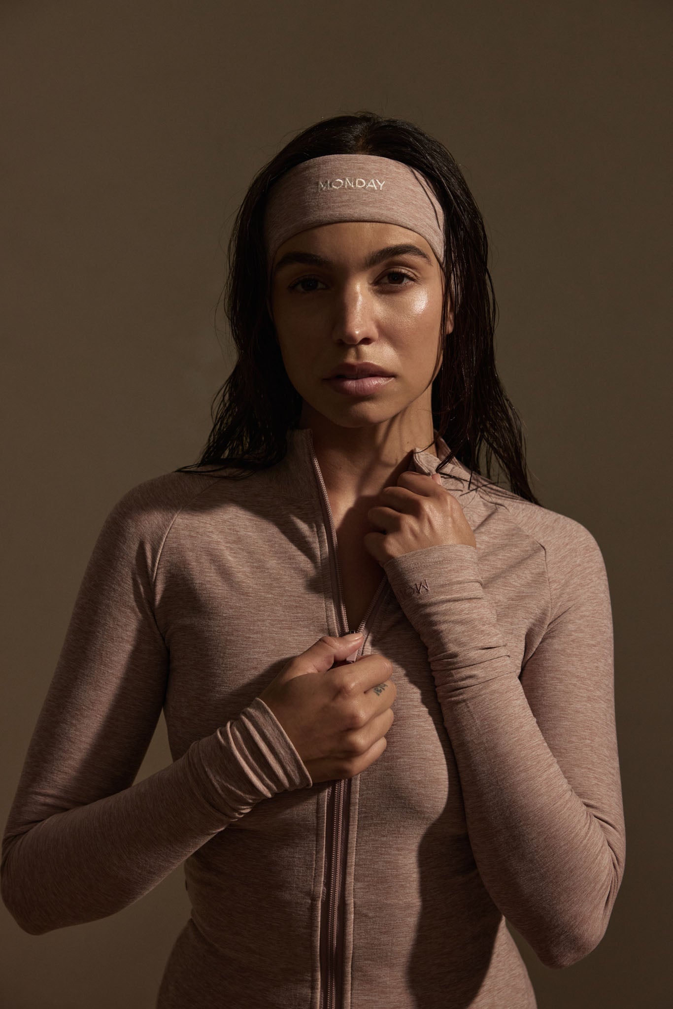 Alternative view of Cambria Jacket   Heather Mauve