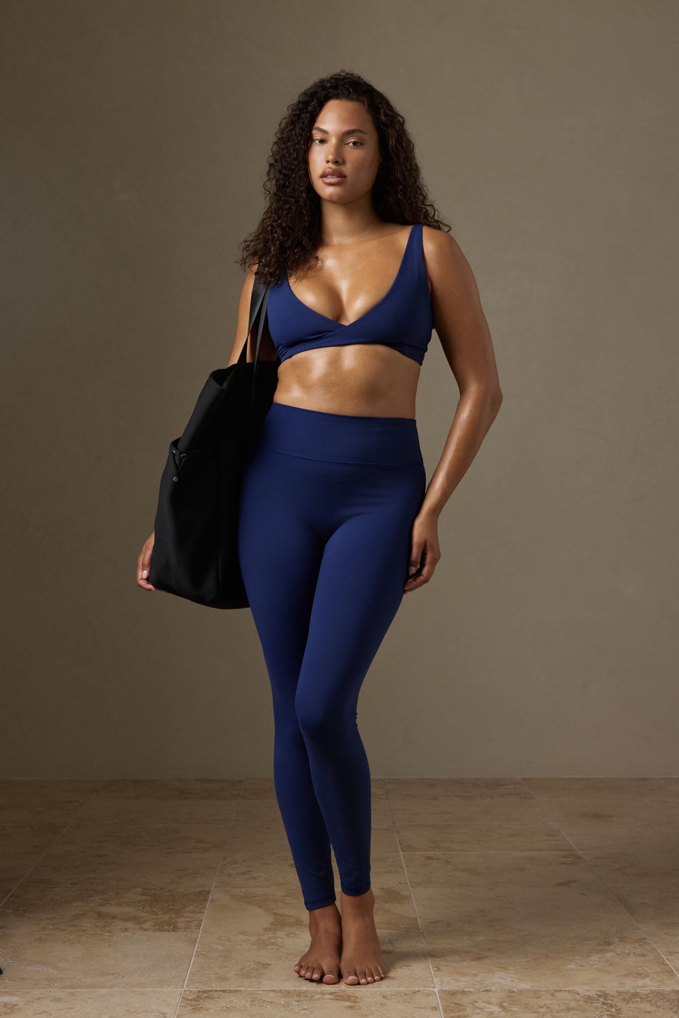 Alternative view of Acadia Legging 27"   Midnight Jersey