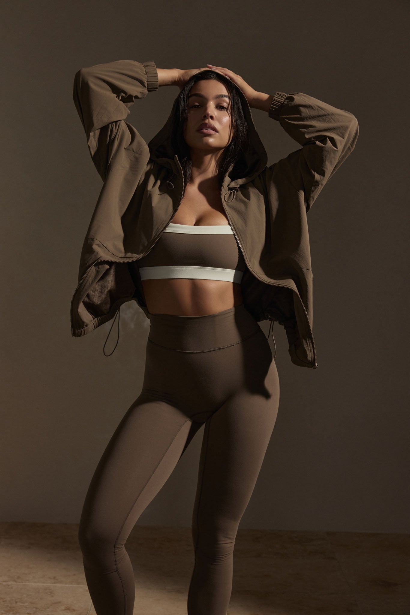 Alternative view of Rexford Jacket   Stone