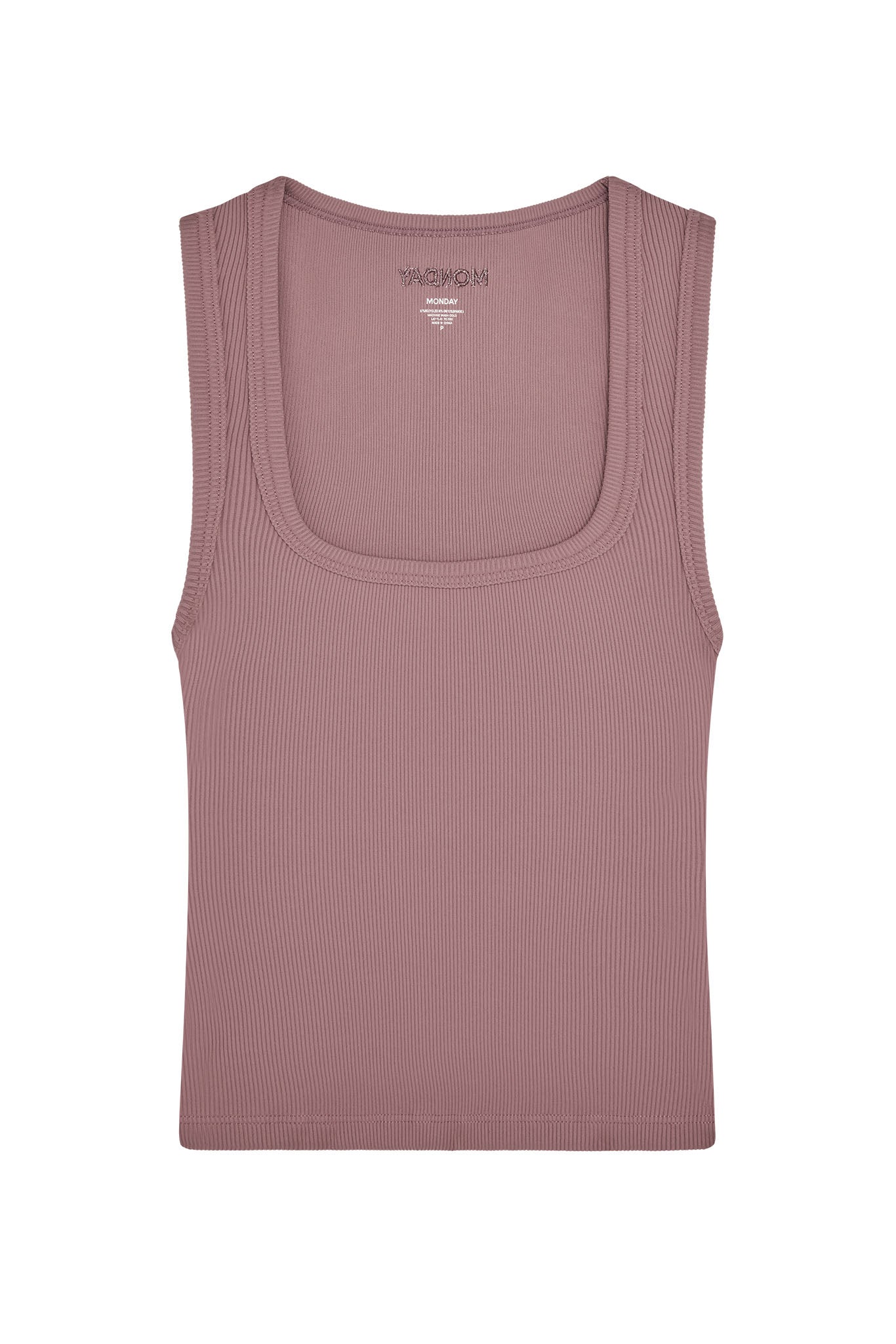 Tash Tank - Mauve Thin Rib