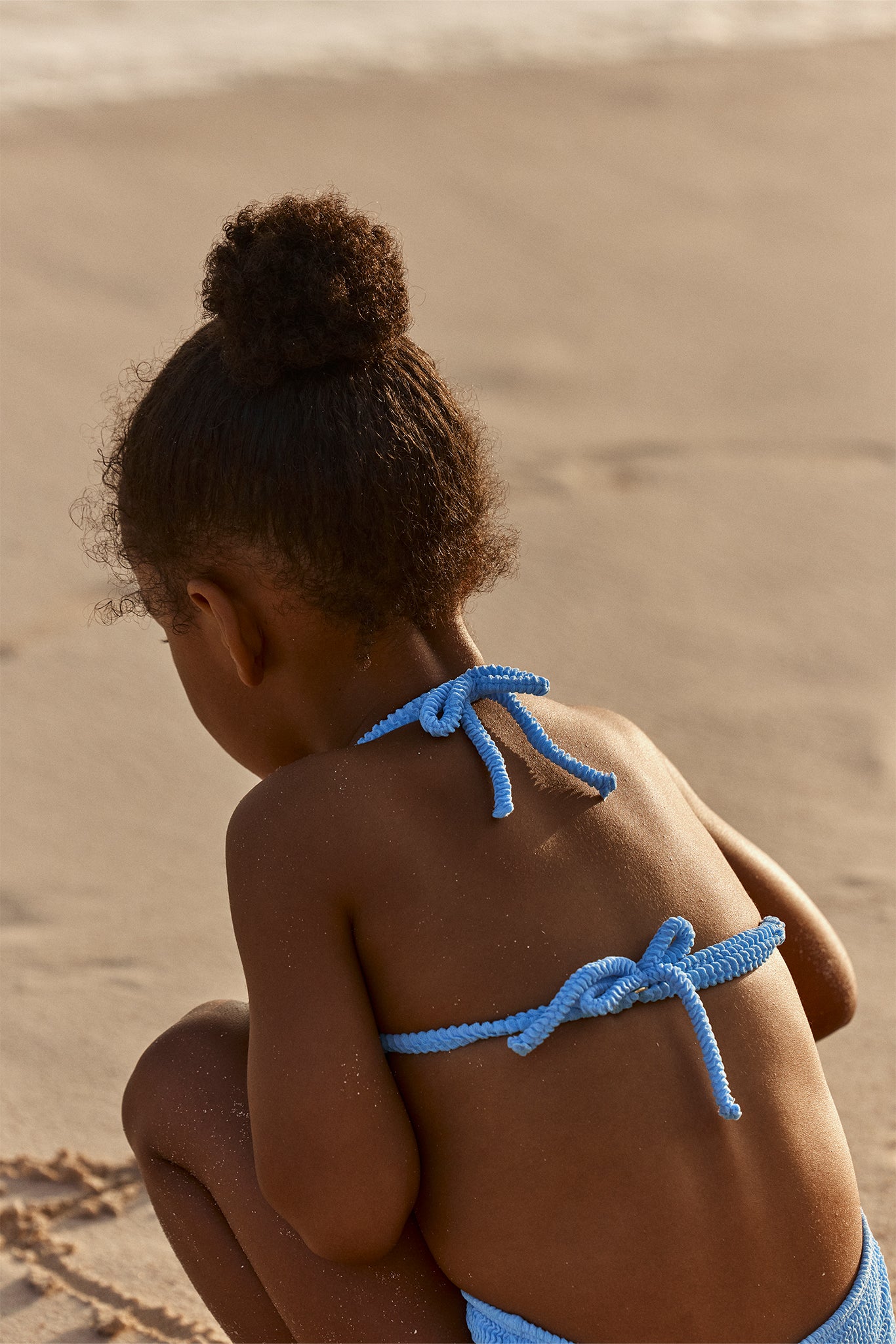 Alternative view of Palma Top & Seychelles Bottom Set - Azure Crinkle