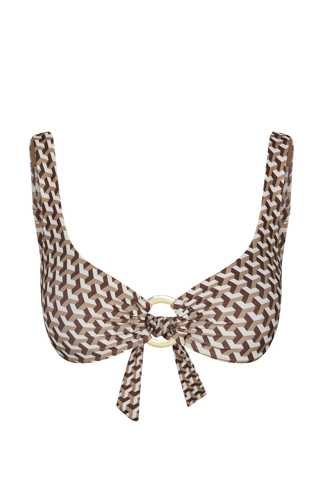 Barbuda Top - Husk Geo