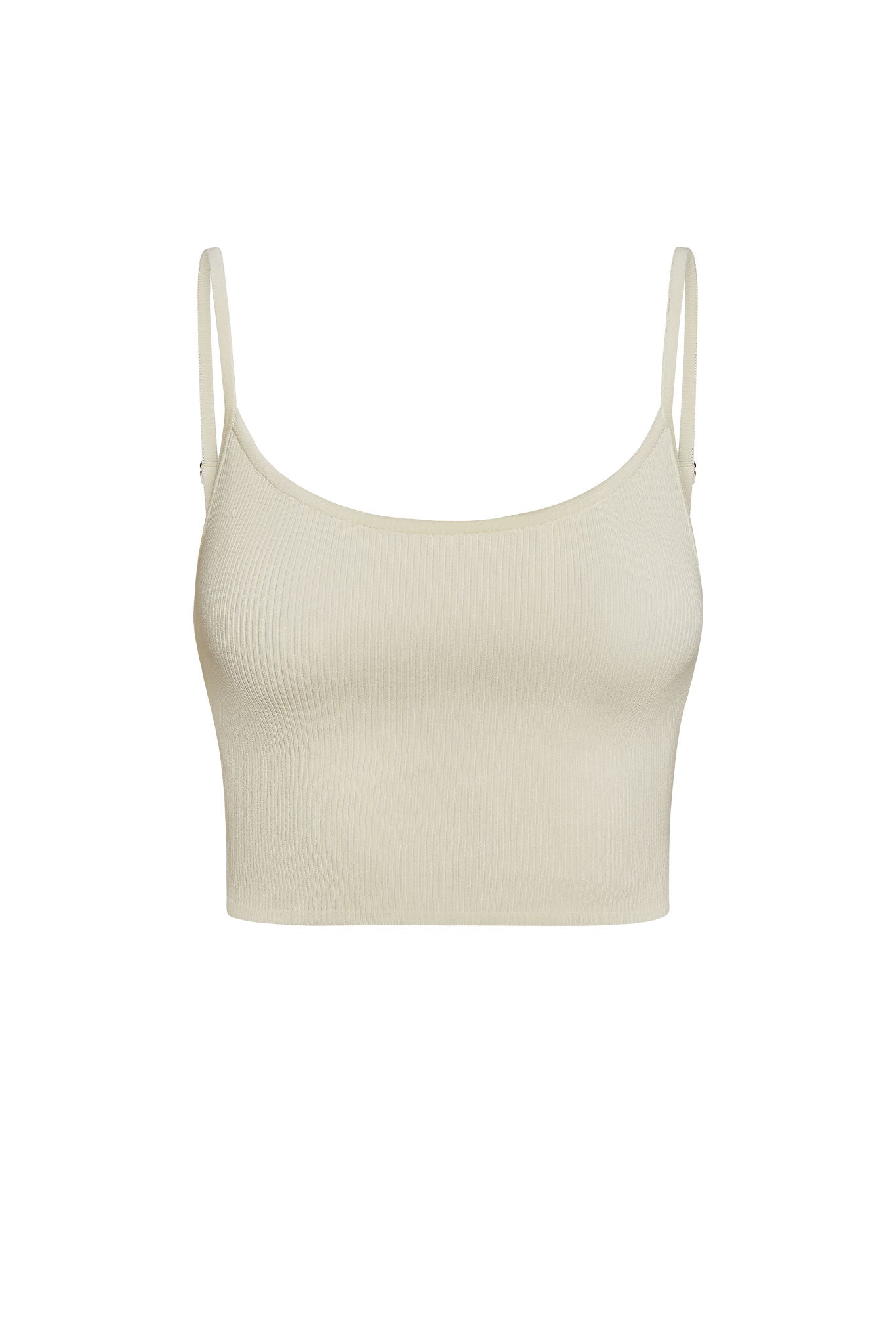 Beverly Hills Knitwear Top - Ivory Rib