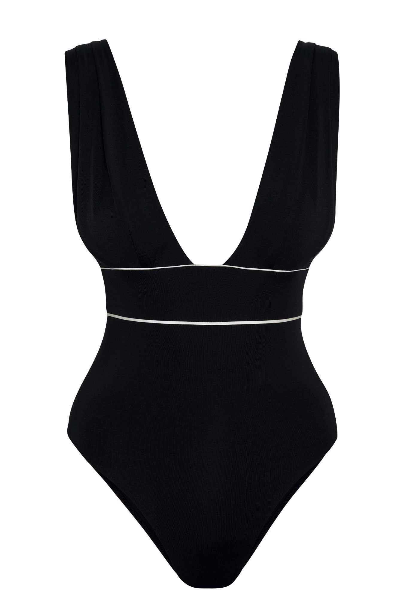 Aruba One Piece - Black/Ivory