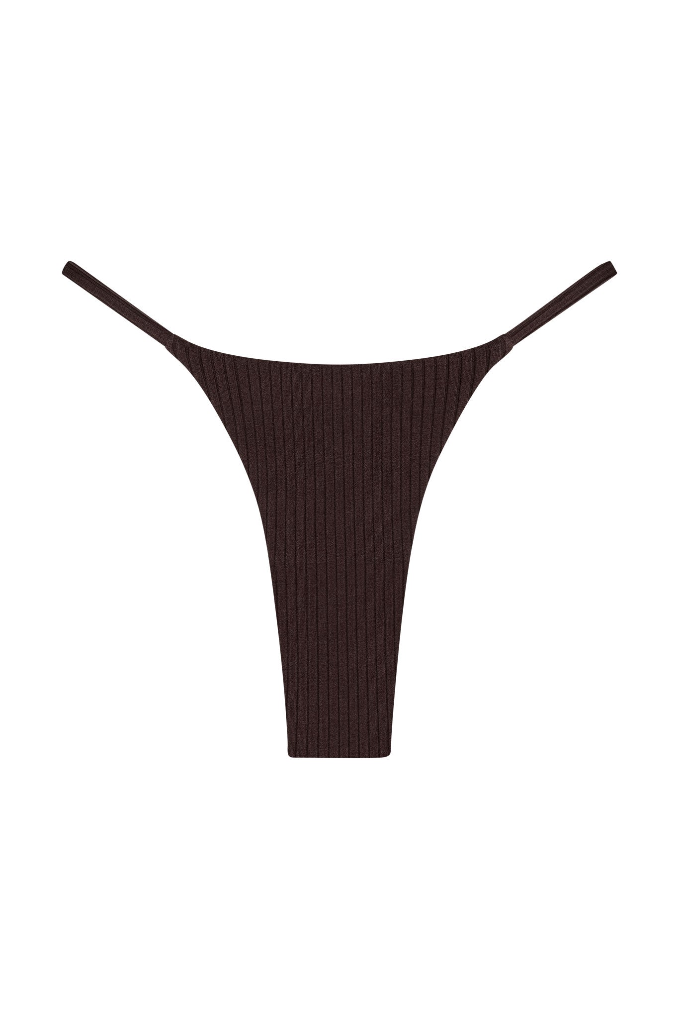 Brazil Thong - Espresso Wide Rib