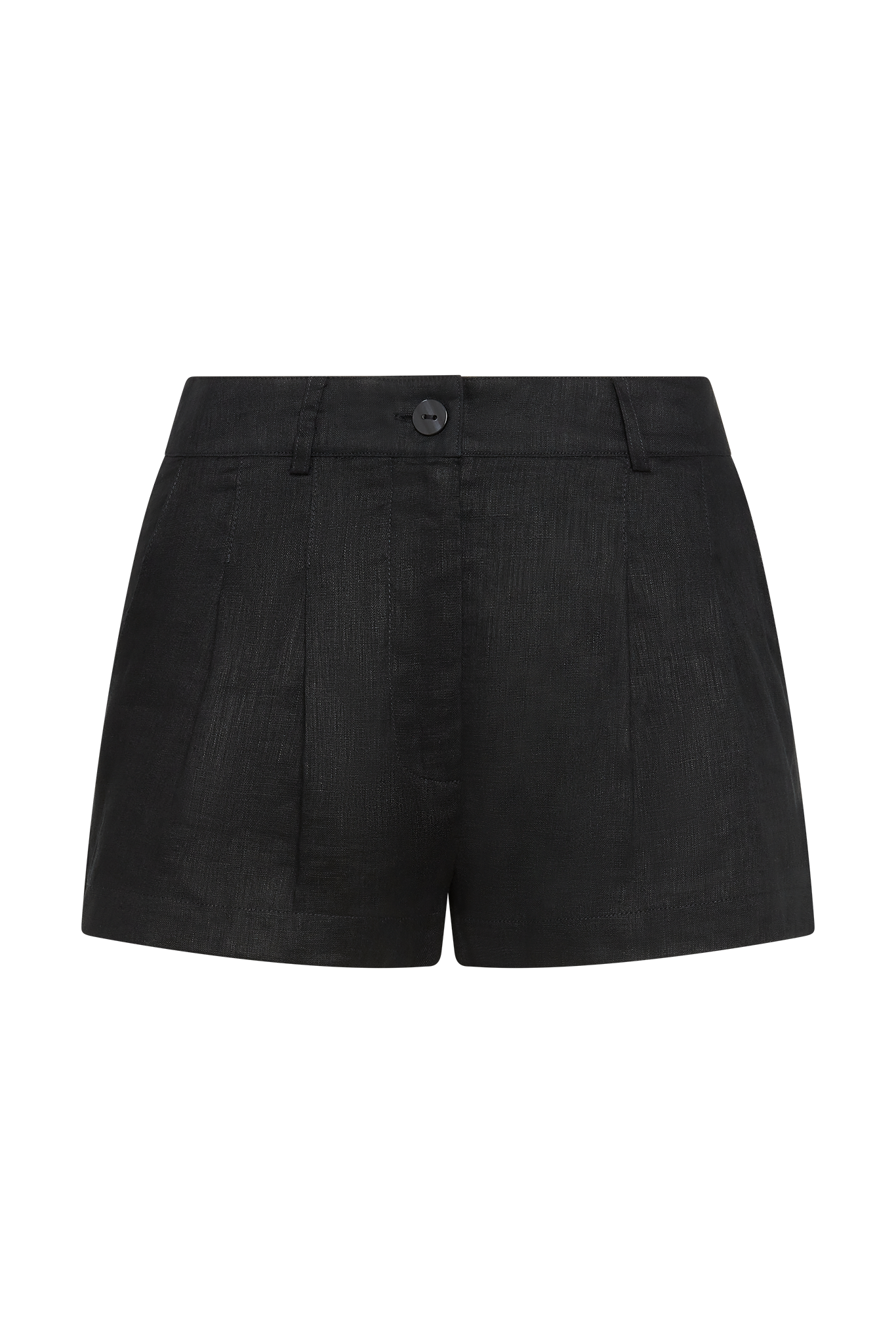 Casablanca Short - Black Linen
