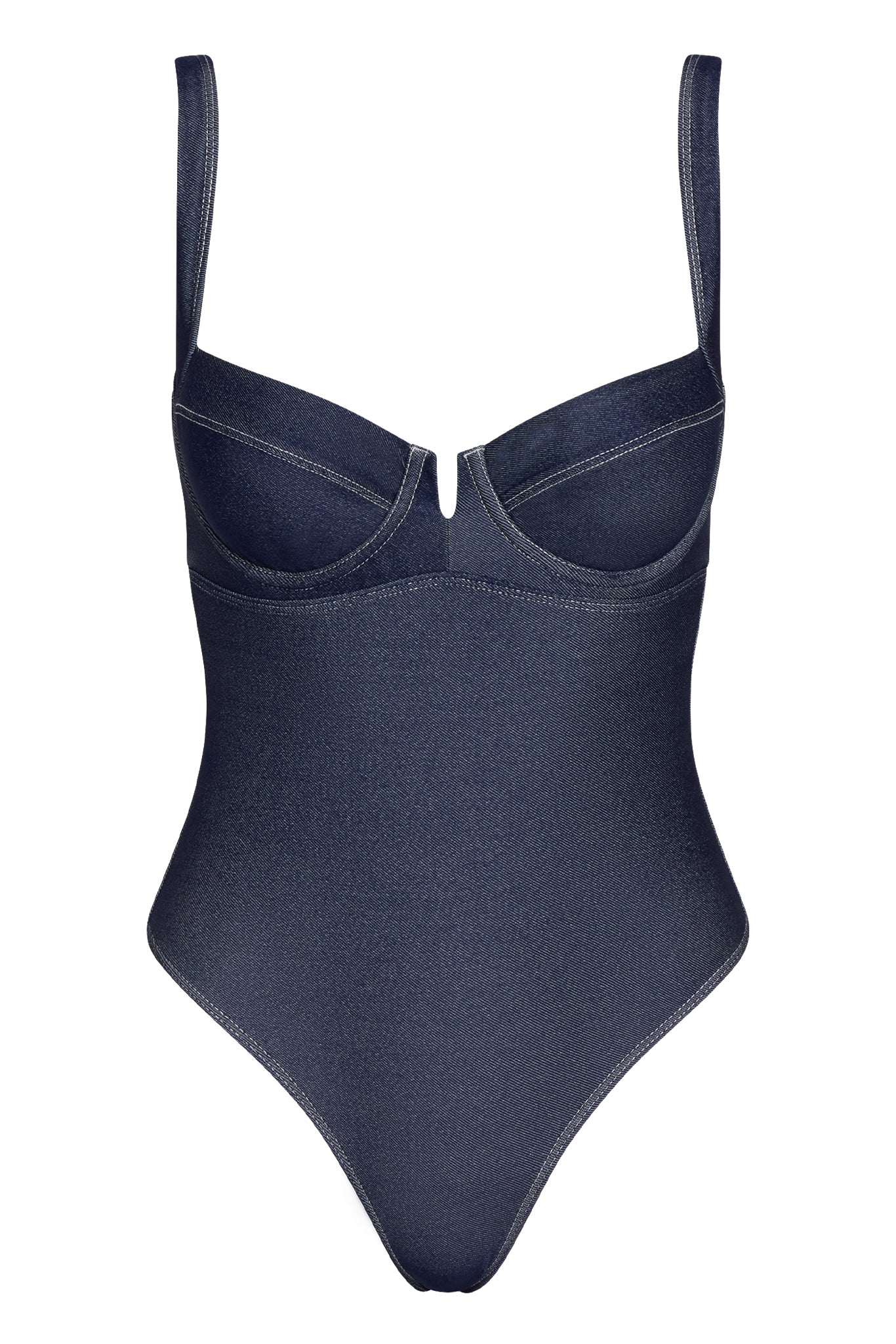 Clovelly One Piece   Blue Denim