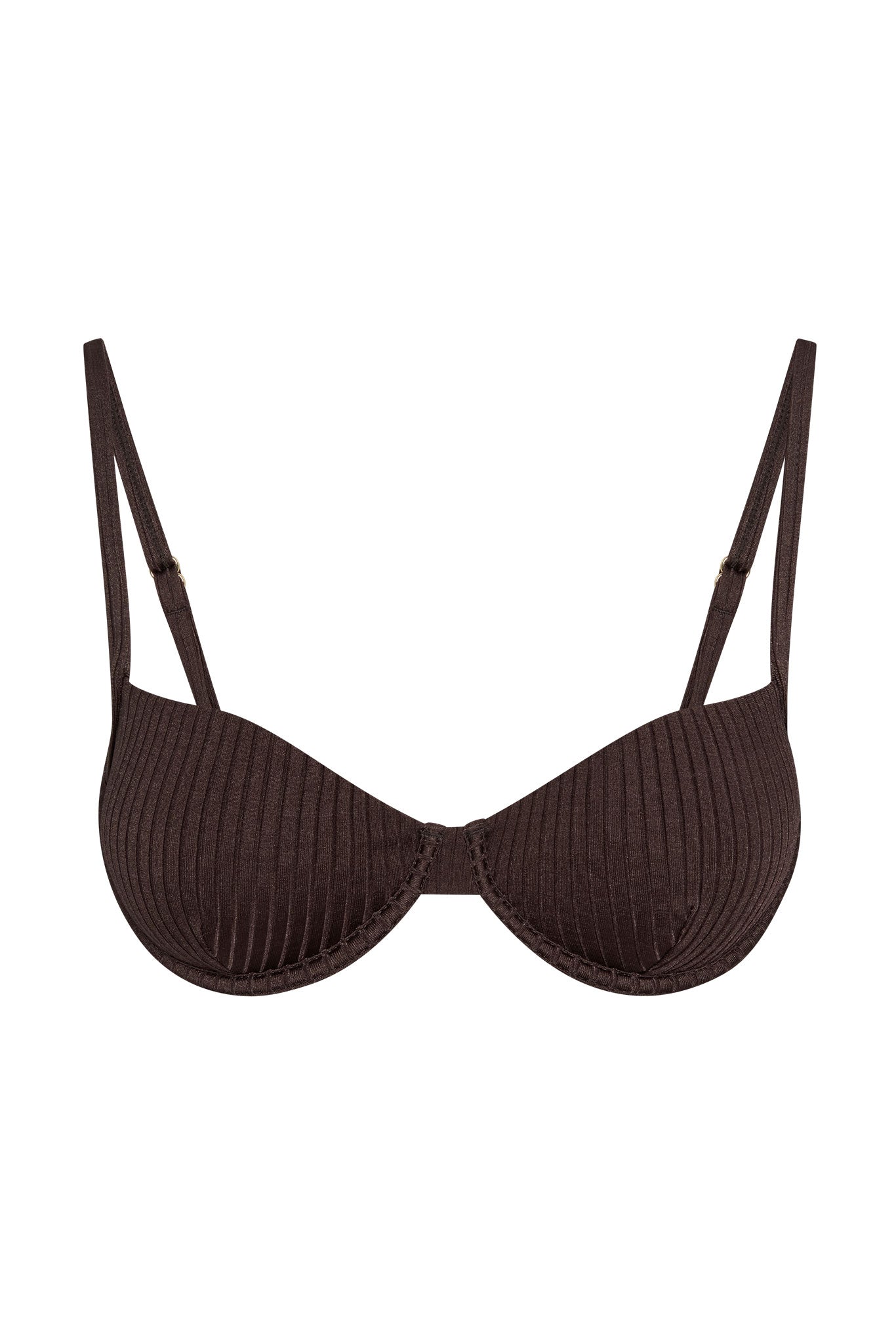 Capri Top - Espresso Wide Rib