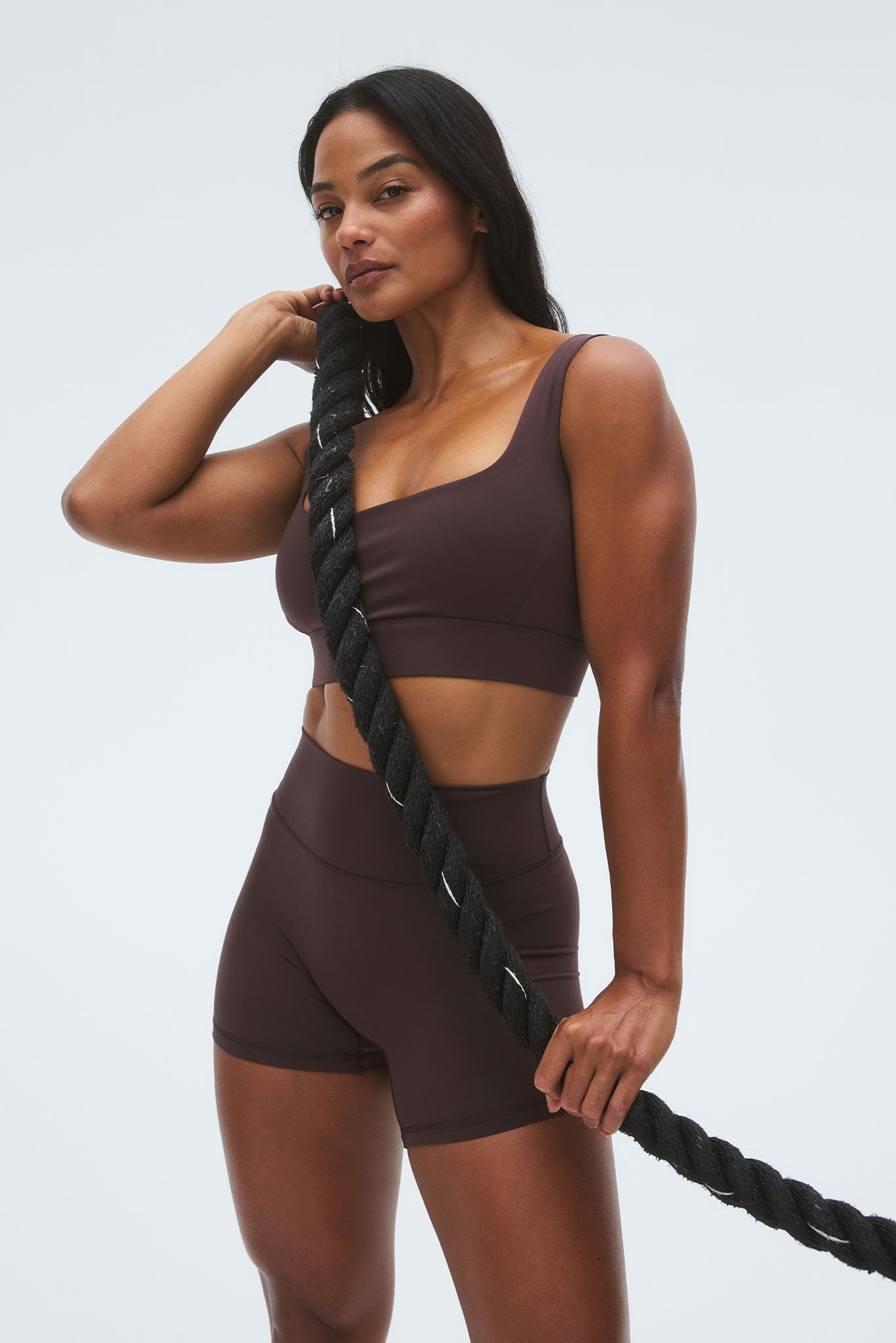 Alternative view of Elysian Short 4.5"   Espresso