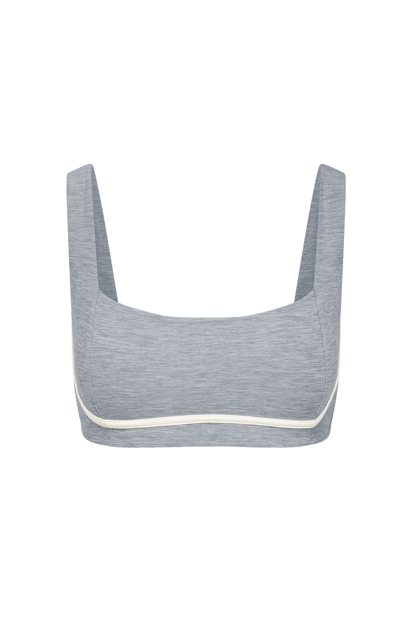 Zion Bra   Heather Grey/Ivory