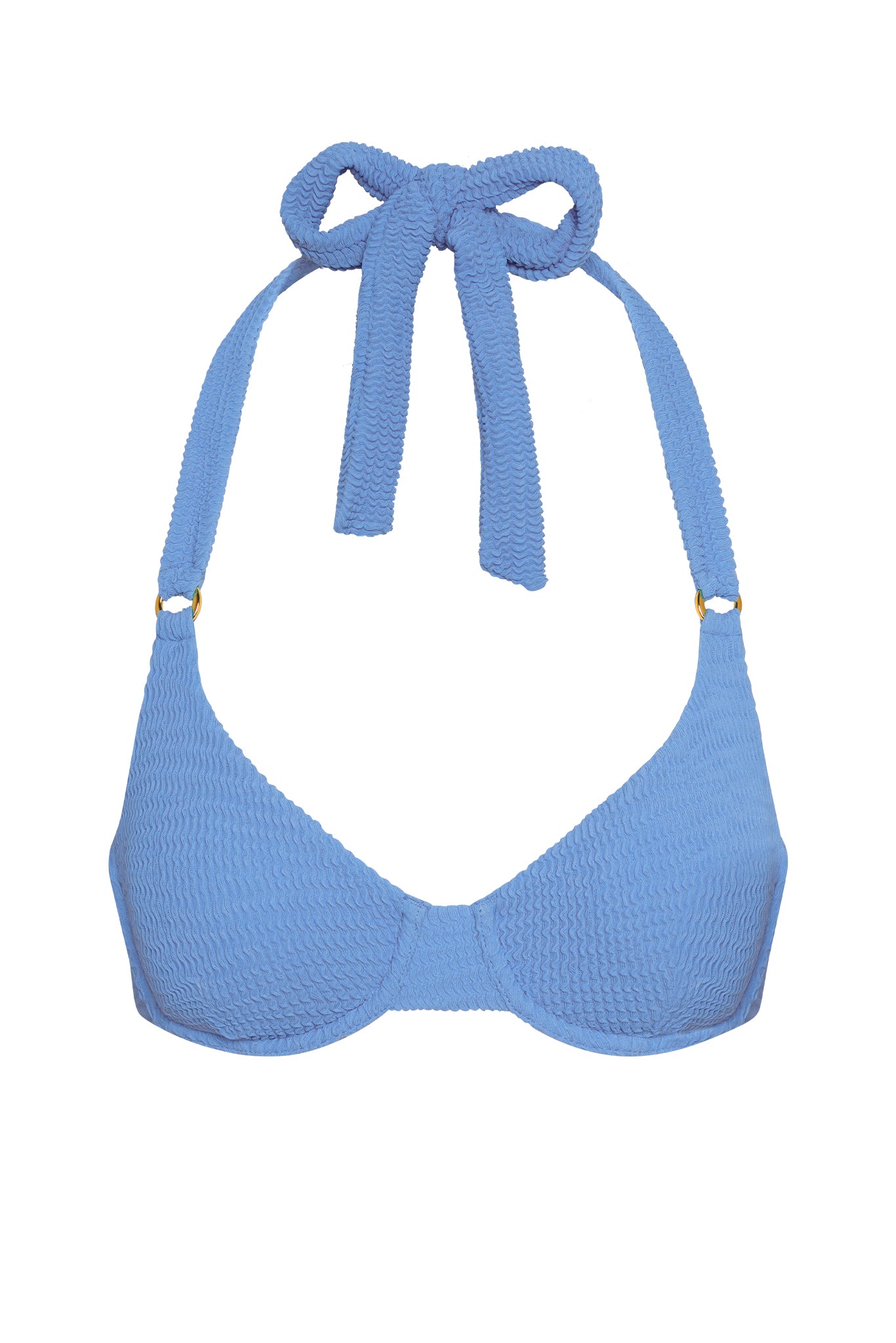 Honolulu Top - Azure Crinkle