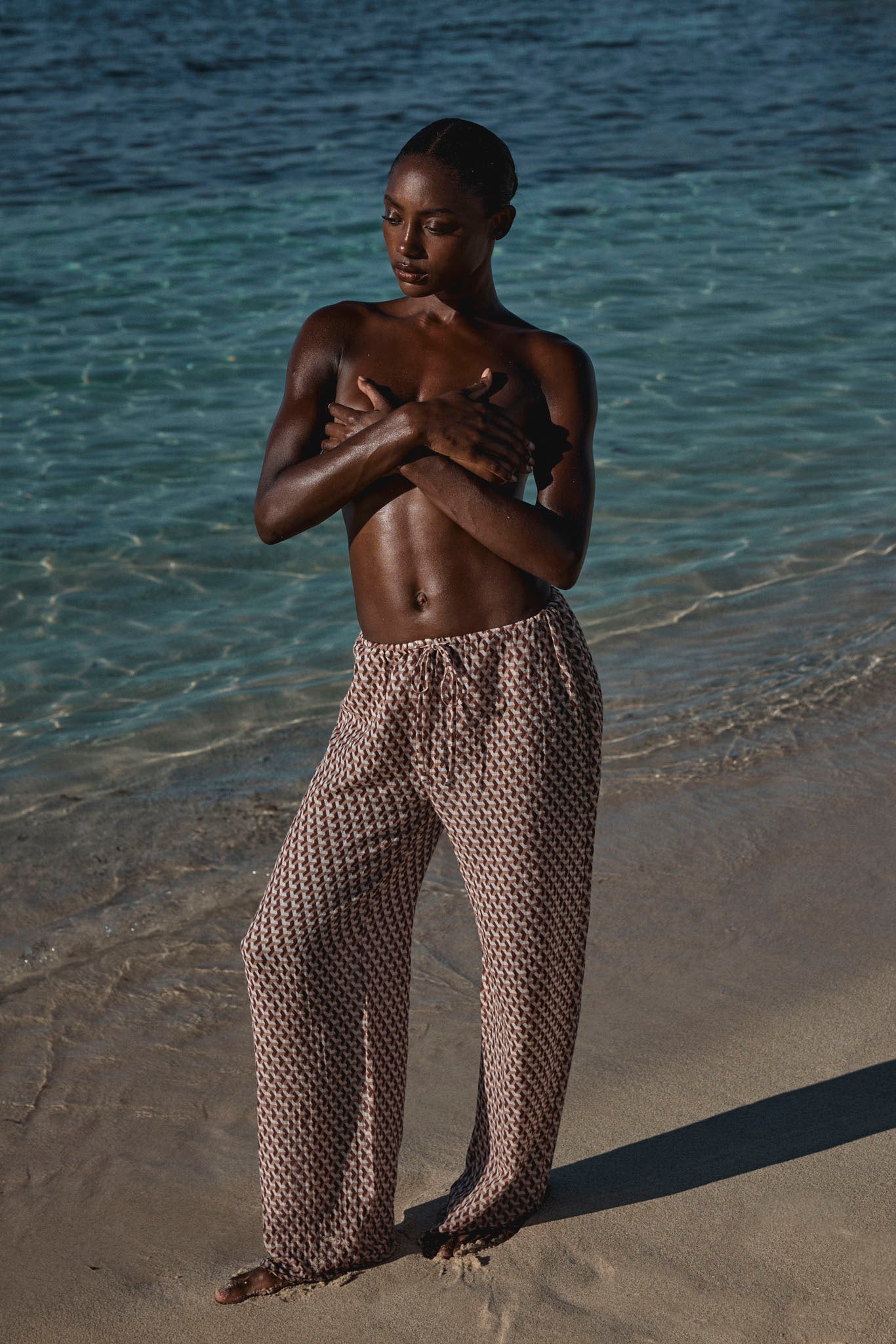 Alternative view of Belize Pant - Husk Geo