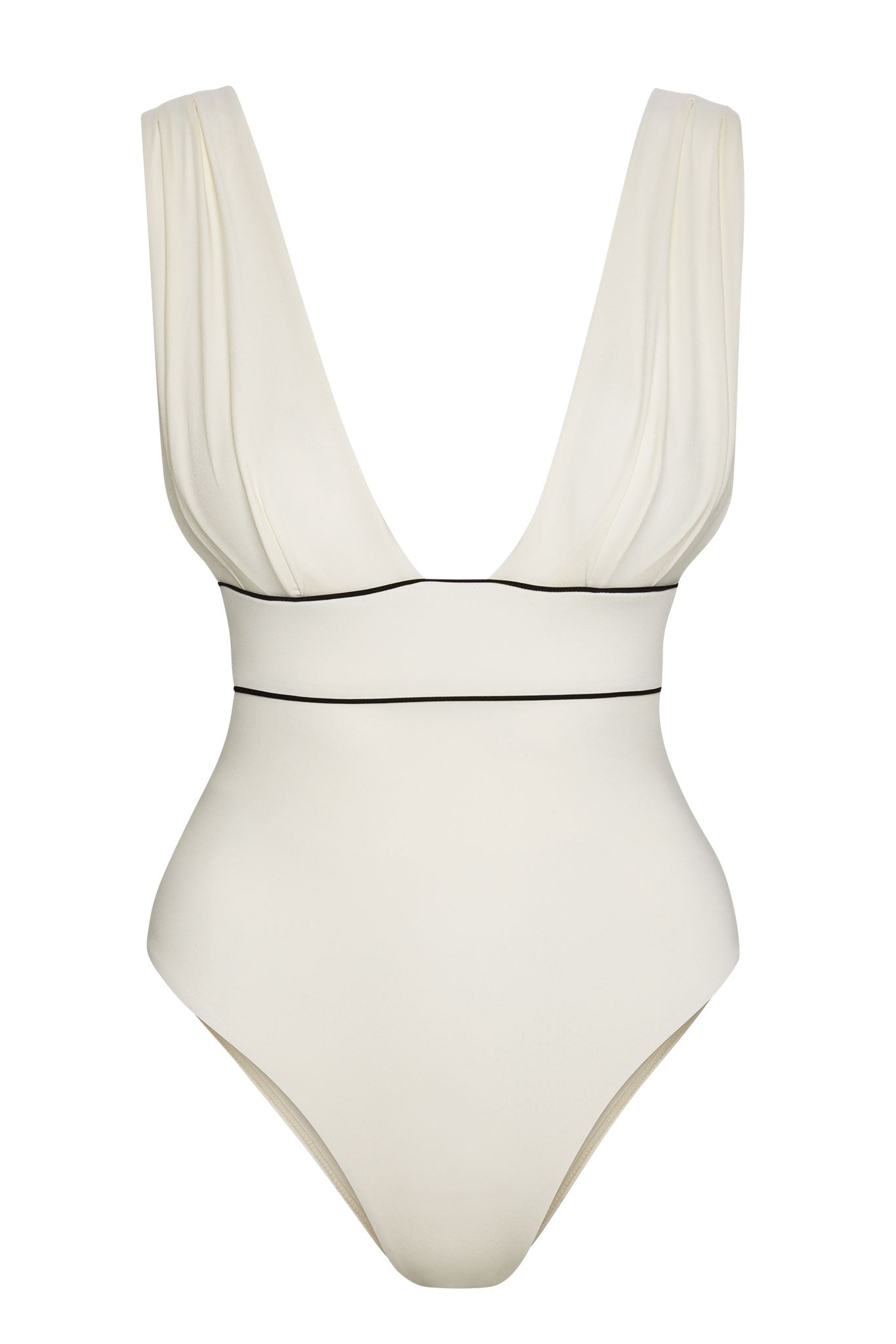 Aruba One Piece - Ivory/Black