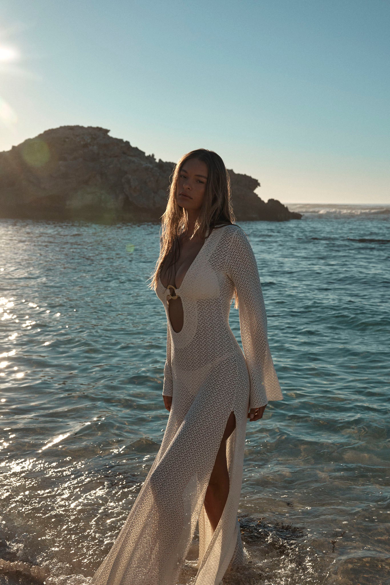 Alternative view of Montego Dress - Ivory Crochet