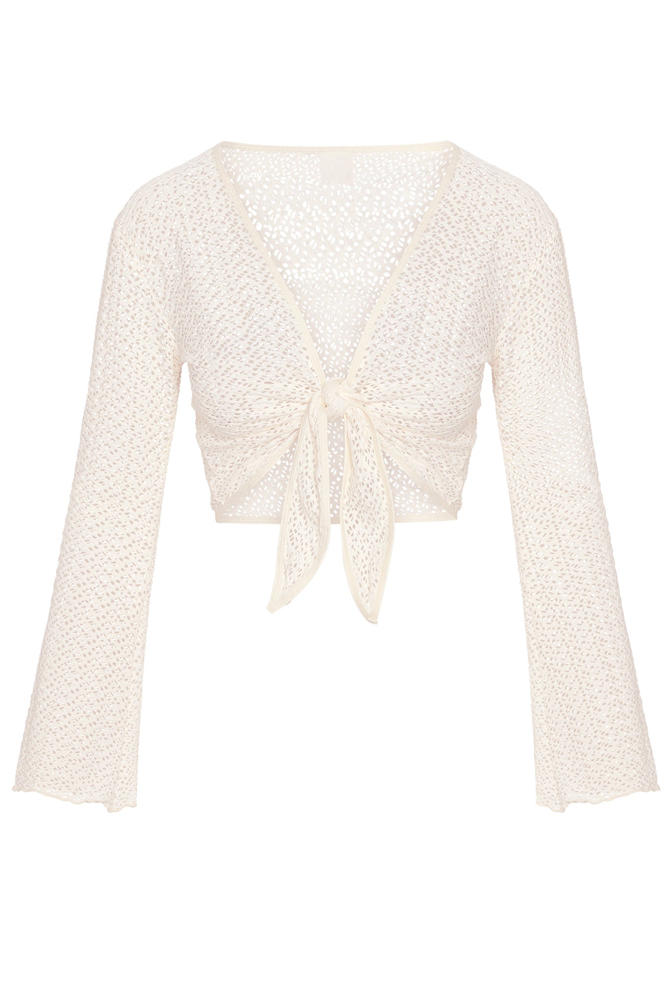 St. Barth's Top - Ivory Crochet