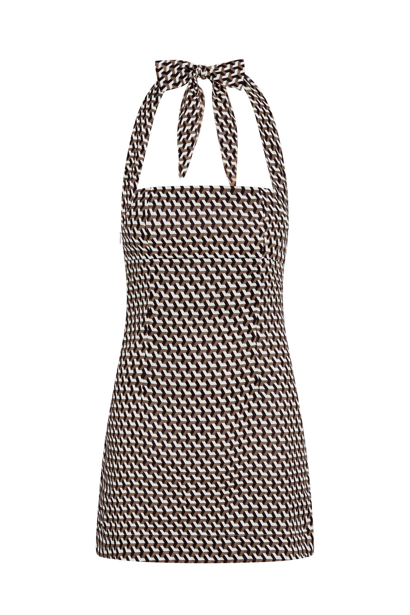 Montserrat Mini Dress - Husk Geo