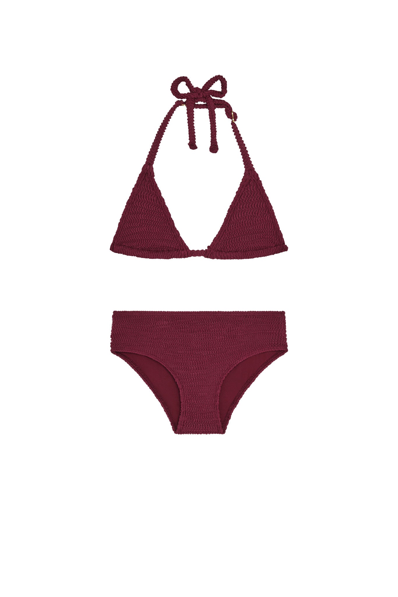 Palma Top & Seychelles Bottom Kids - Fig Crinkle