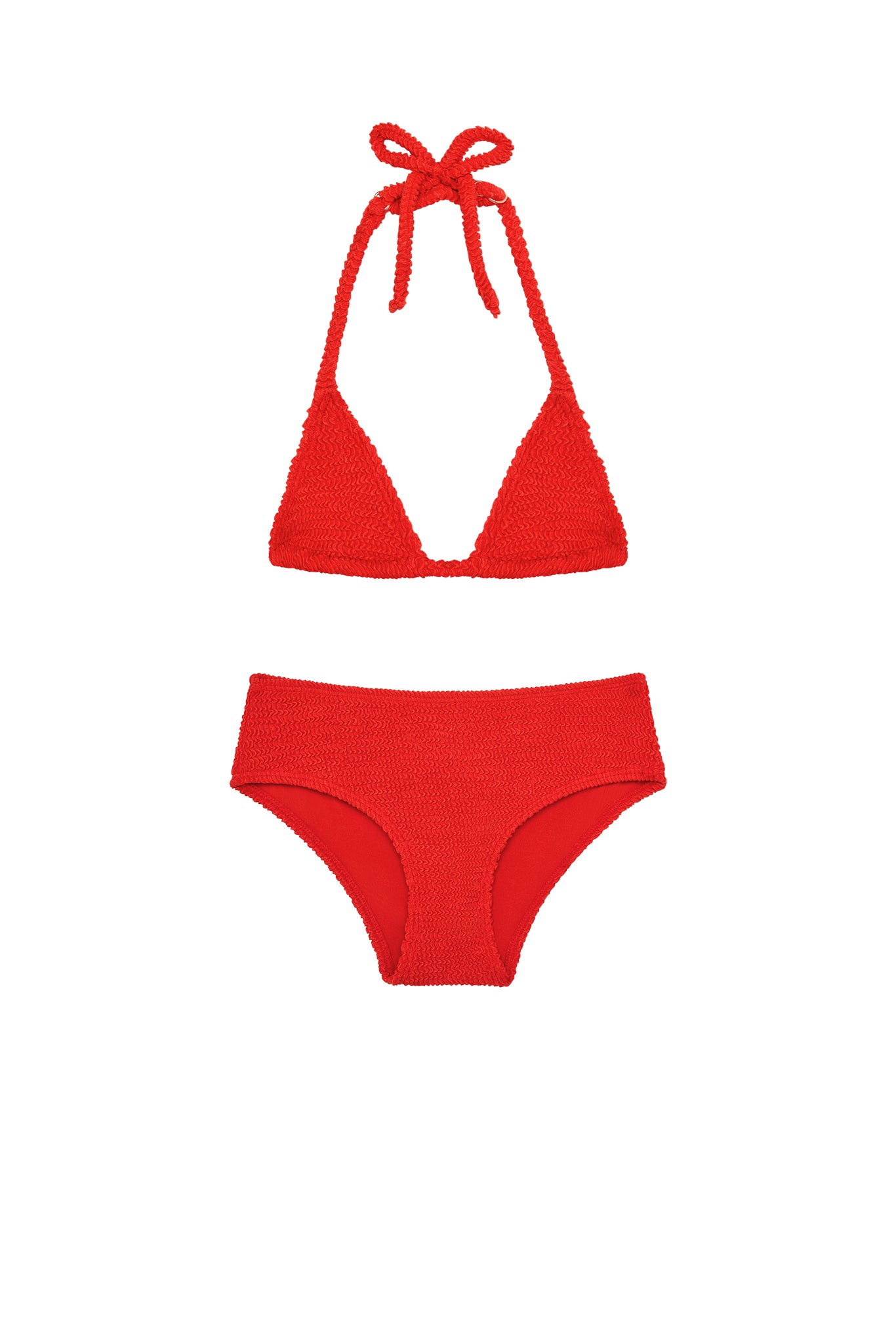 Palma Top & Seychelles Bottom Set - Chili Pepper Crinkle