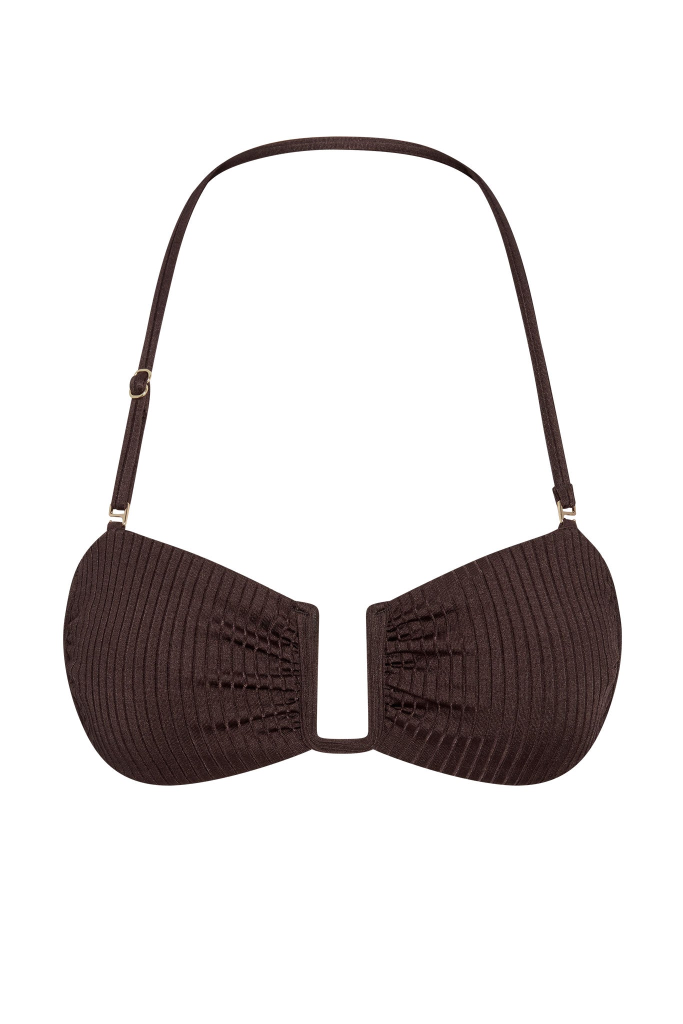 St. Martinique Bandeau - Espresso Wide Rib