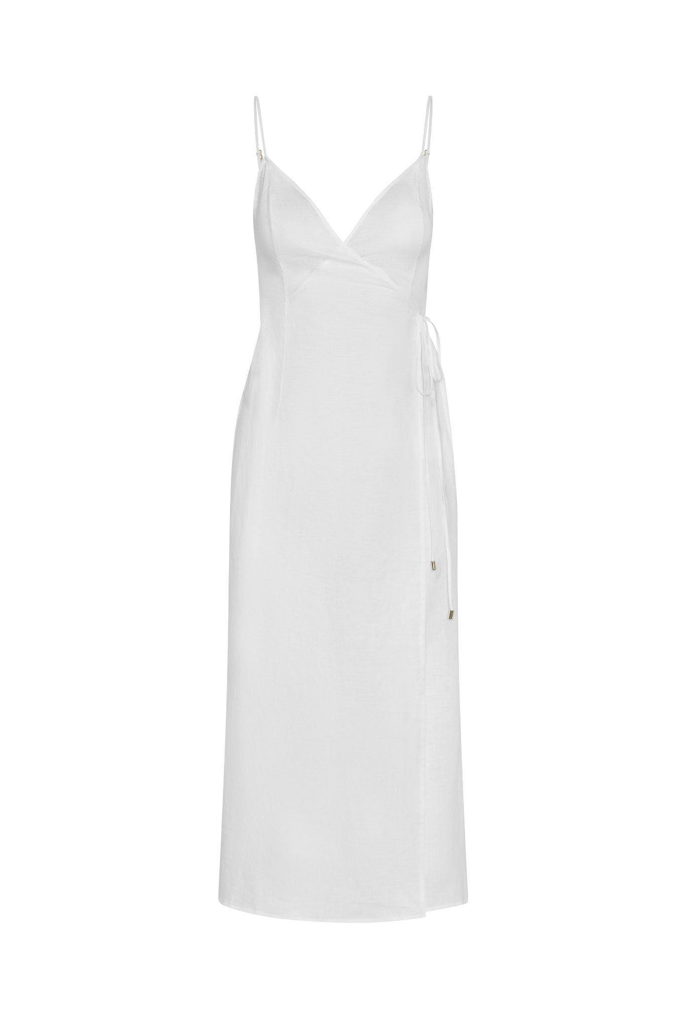 Levanzo Dress - White Linen