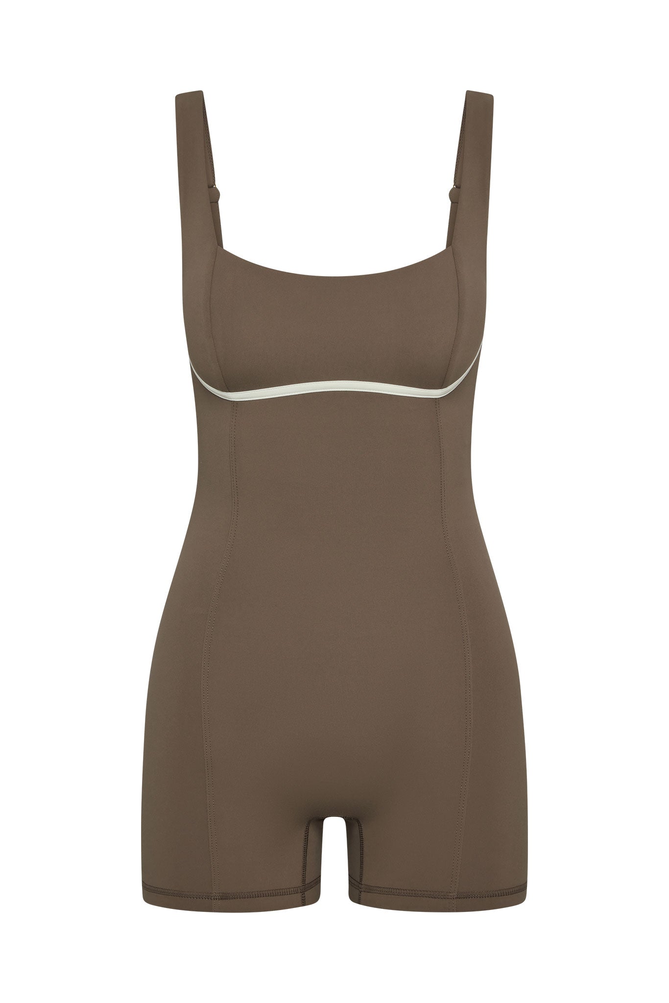 Zion Romper - Stone/Ivory Jersey